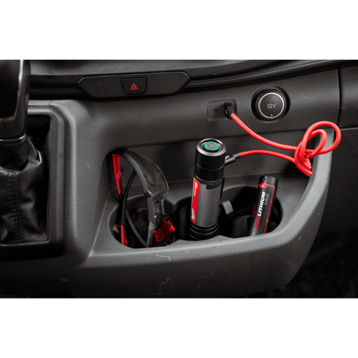 アウトドア Milwaukee L4 FL2000 懐中電灯 USB充電