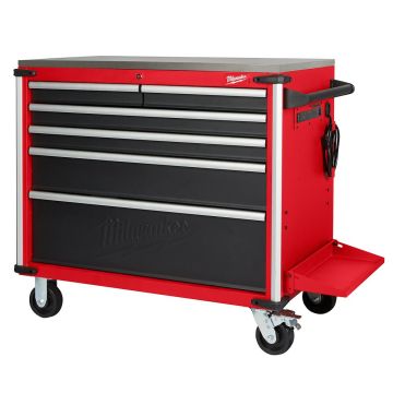 美沃奇40" 6抽屉钢制滚轮工具车