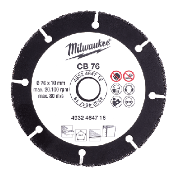 美沃奇76x10mm硬质合金切割片